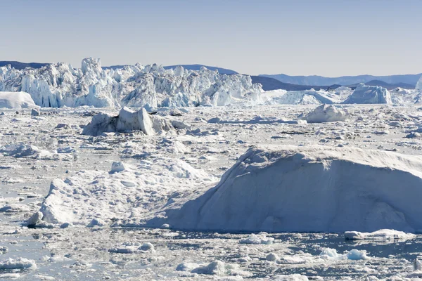 Eisberge in Grönland. — Stockfoto