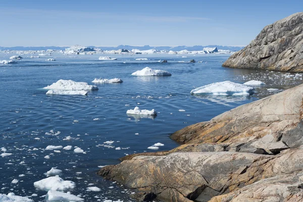 Westelijke kust van Groenland. — Stockfoto