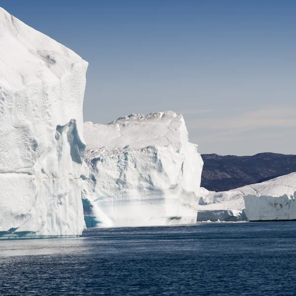 Icebergs azuis da Gronelândia — Fotografia de Stock
