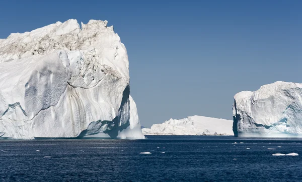 Blå isberg i Grönland — Stockfoto