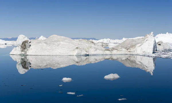 Mavi icebergs Grönland — Stok fotoğraf