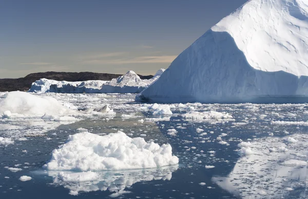 Icebergs azuis da Gronelândia — Fotografia de Stock