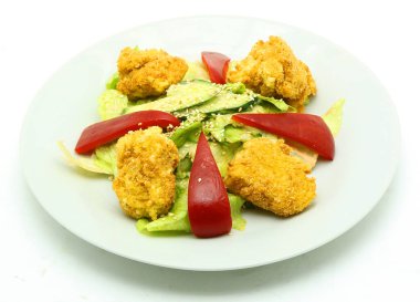 Sebzelerle kızartılmış karnabahar.