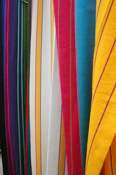 Hanging Hammocks at the Otavalo Market — Stock Photo, Image