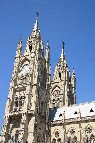 Clock Towers of the Basilica — Stock Photo, Image