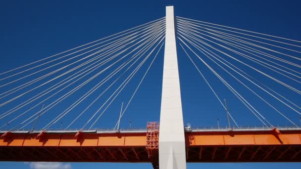 Prvky dálničního mostu — Stock video