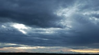 dramatik doğa günbatımı