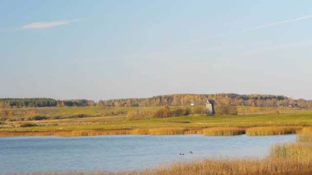 Alte Windmühle — Stockvideo