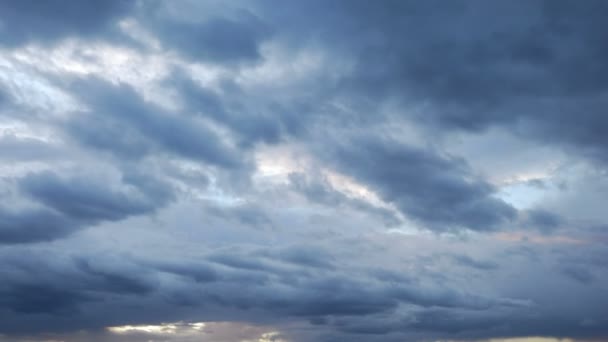 Δραματική ηλιοβασίλεμα cloudscape — Αρχείο Βίντεο