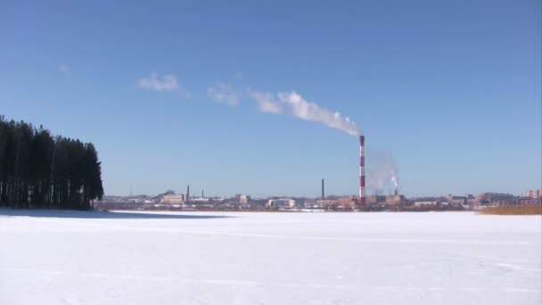 Industrielandschaft — Stockvideo