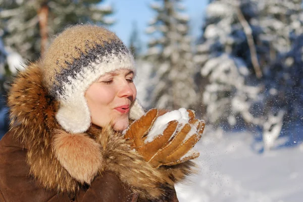 Winter portrait — Stock Photo, Image