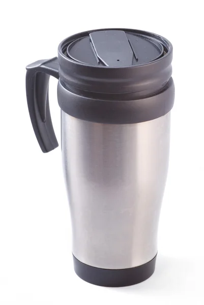 Coffee thermos mug — Stock Photo, Image