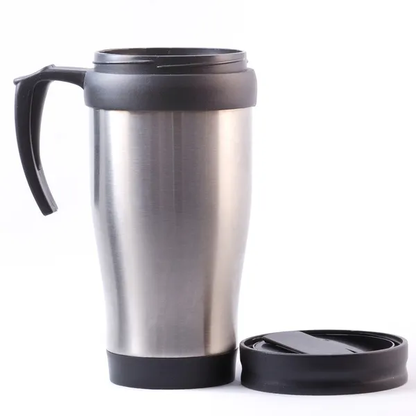 Coffee thermos mug — Stock Photo, Image