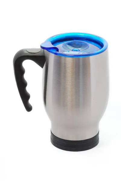 Coffee thermos mug — Stock Photo, Image