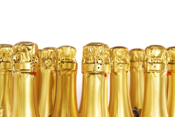 Butelki szampana — Zdjęcie stockowe