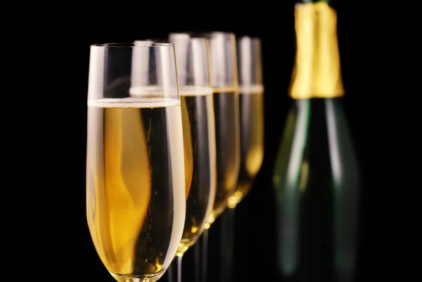 Champagneglas — Stockfoto