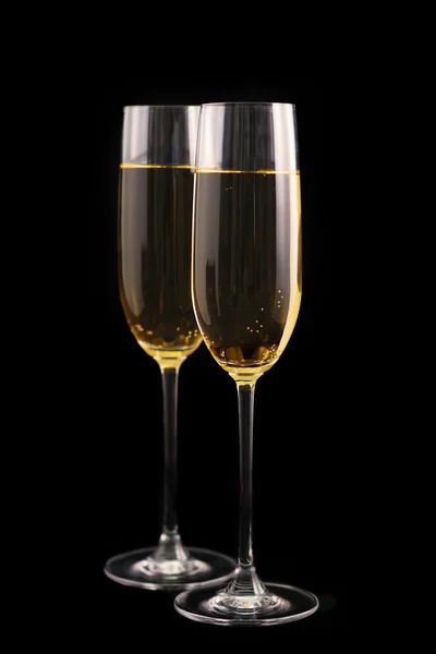 Champagneglas Rechtenvrije Stockafbeeldingen