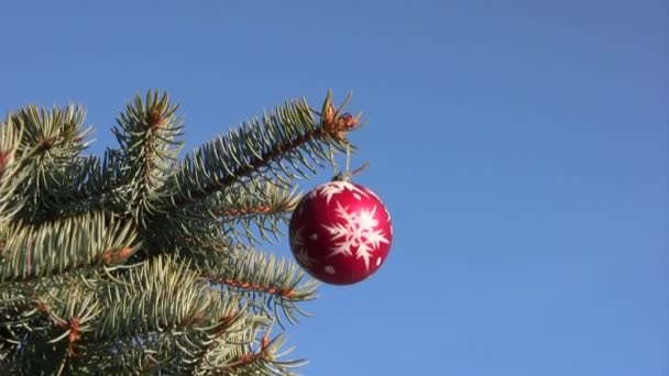 クリスマスと新年の飾り — ストック動画