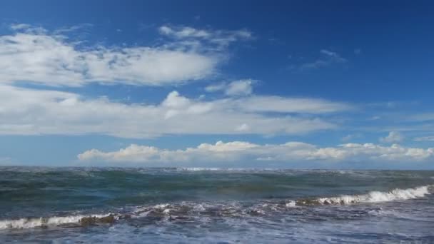 Tormenta en el mar — Vídeo de stock