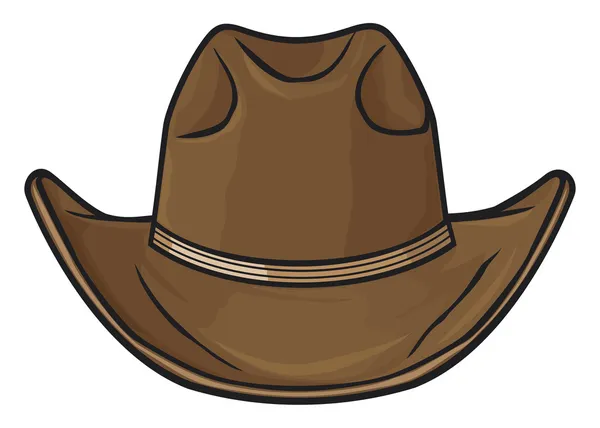 Sombrero de vaquero — Vector de stock