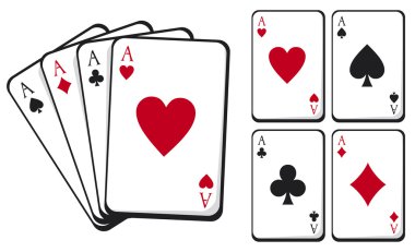 Playing cards clipart