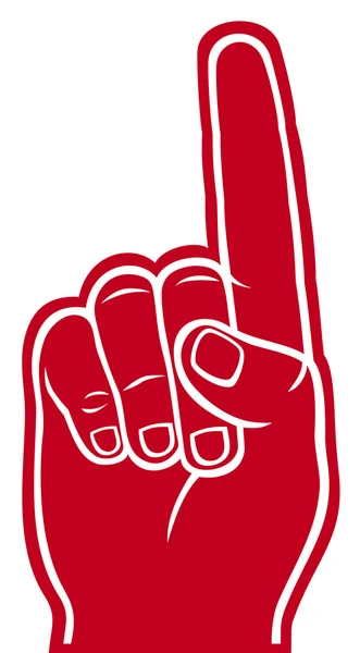 Foam finger — Stock Vector