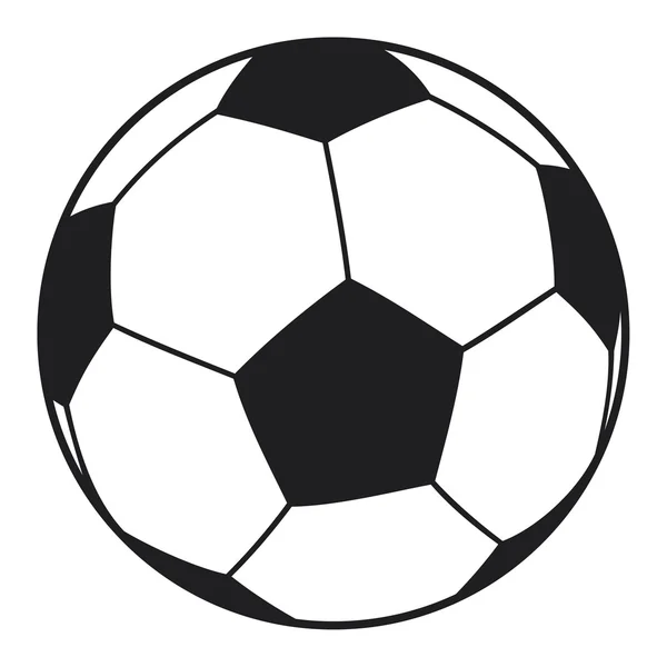 Balón de fútbol — Vector de stock