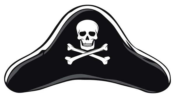 Pirate hat — Stock Vector