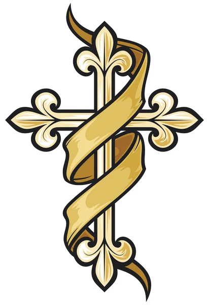 Heraldik cross — Stock vektor
