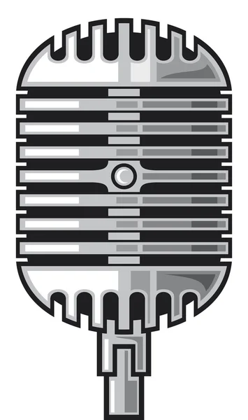 Vintage microfoon — Stockvector