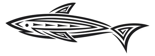 Hai-Zeichnung — Stockvektor