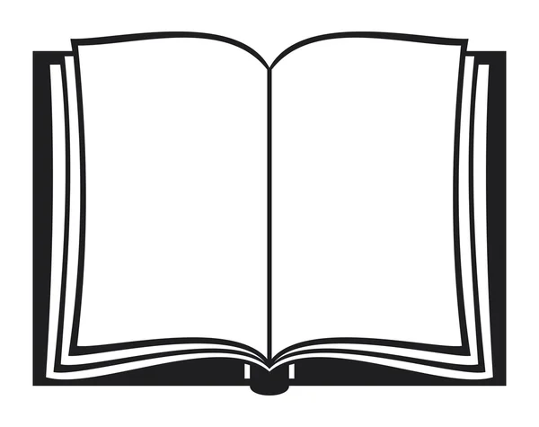 Libro abierto — Vector de stock