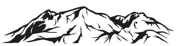 Рисунок гор
