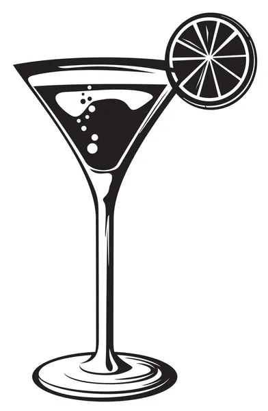 Verre à cocktail — Image vectorielle