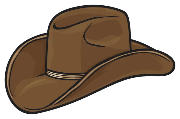 Sombrero de vaquero — Vector de stock