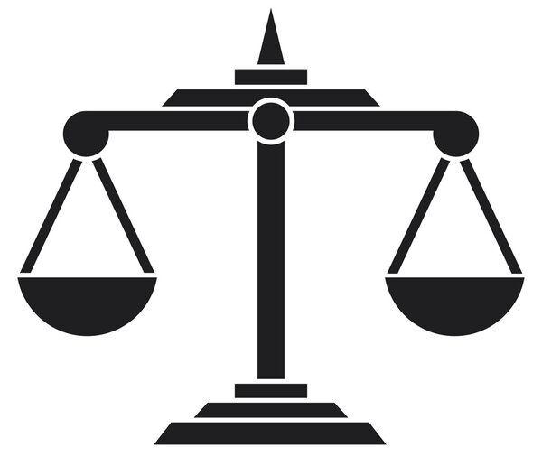 Scales of justice symbol