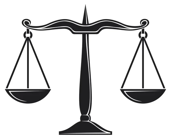 Symbole Échelles de justice — Image vectorielle