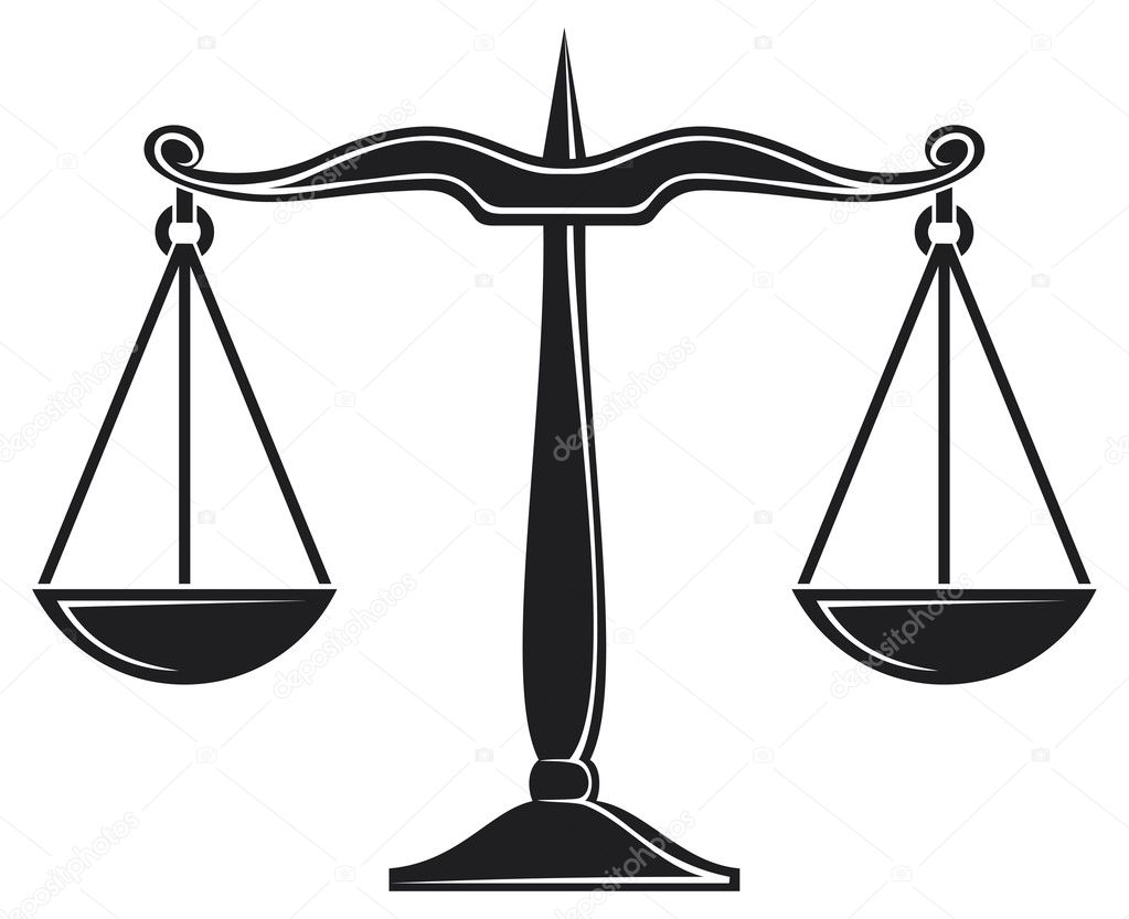 Scales of justice symbol