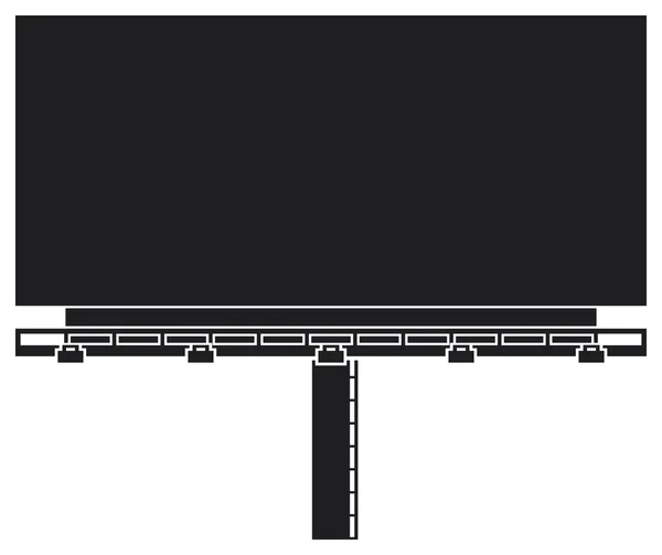 Venkovní prázdné billboard (venkovní reklamní konstrukce) — Stockový vektor
