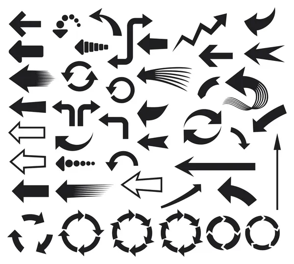 Arrows icons (arrows icons set) — Stock Vector