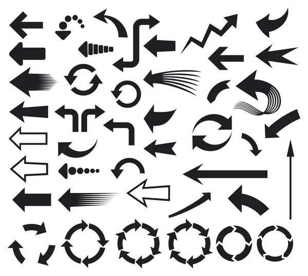 Pijlen pictogrammen (pijlen pictogrammen instellen) Stockvector