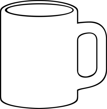 Coffee mug (white cup)