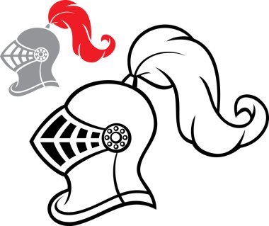 Ortaçağ Şövalyesi kask (knight kafasında kask)