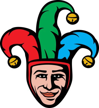 Soytarı kafası (gülümseyen joker)