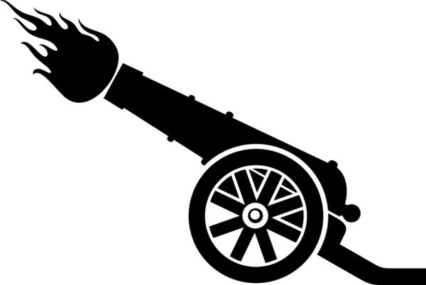 Cannone antico — Vettoriale Stock