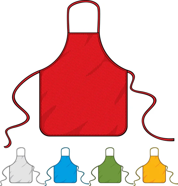 Kitchen apron — Stock Vector