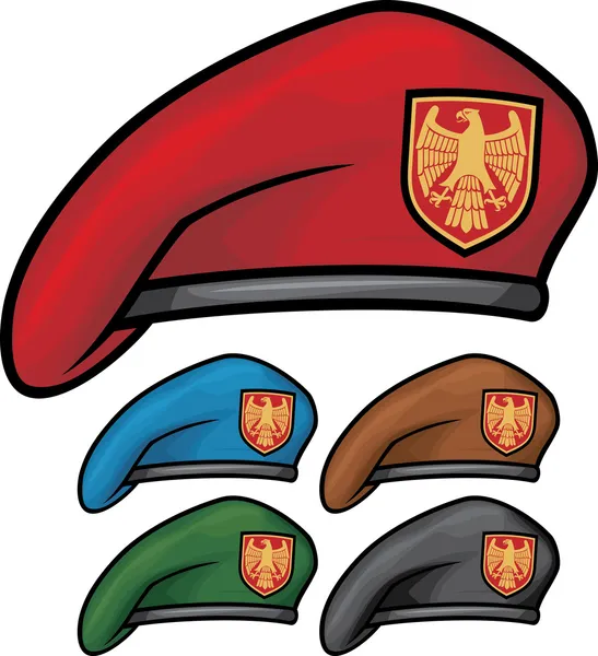 Militära beret — Stock vektor