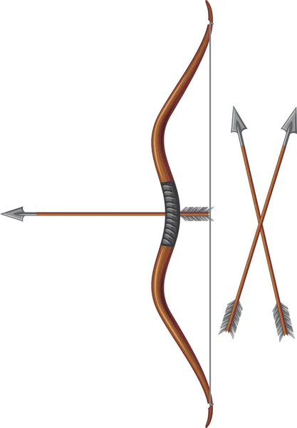 Arc et flèche — Image vectorielle