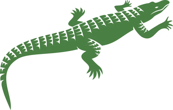 Design crocodile — Image vectorielle