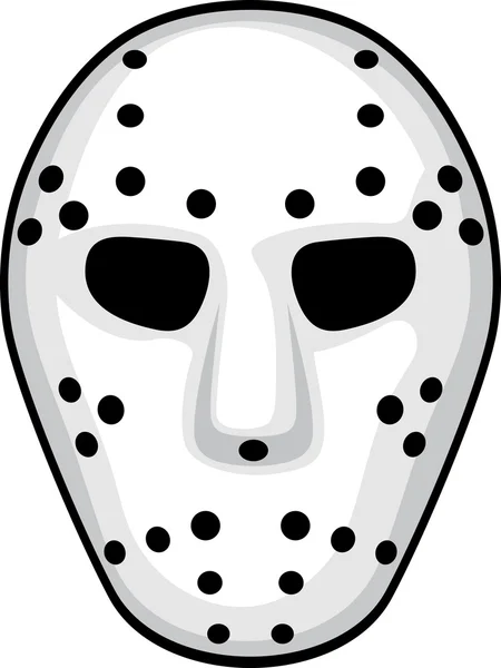 Masque de hockey — Image vectorielle